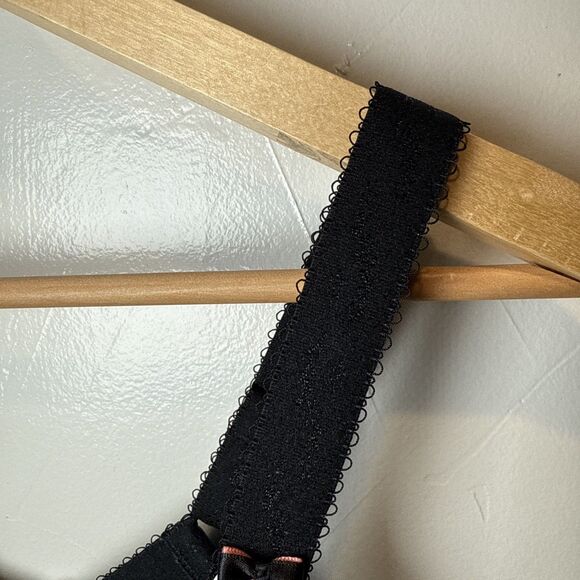 Elomi Morgan Banded Underwire Stretch Lace Bra Women's Size 40H (1) Black Pink - Picture 5 of 15